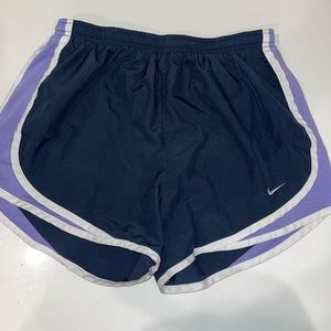Nike Navy Blue Dri-Fit Tempo Athletic Shorts